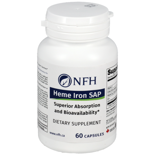 NFH Heme Iron SAP (For Low Iron/Ferritin) 60 Capsules