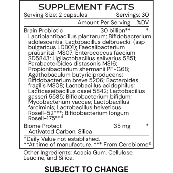 Neuro uBiomic (probiotic)