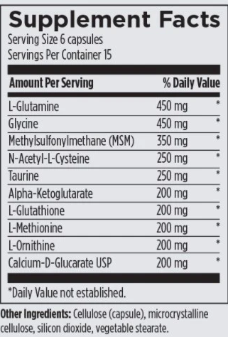 Designs For Health Amino D Tox (90 Capsules)