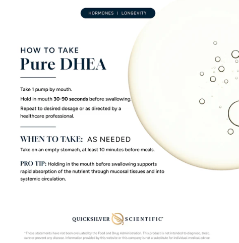 Quicksilver Pure DHEA
